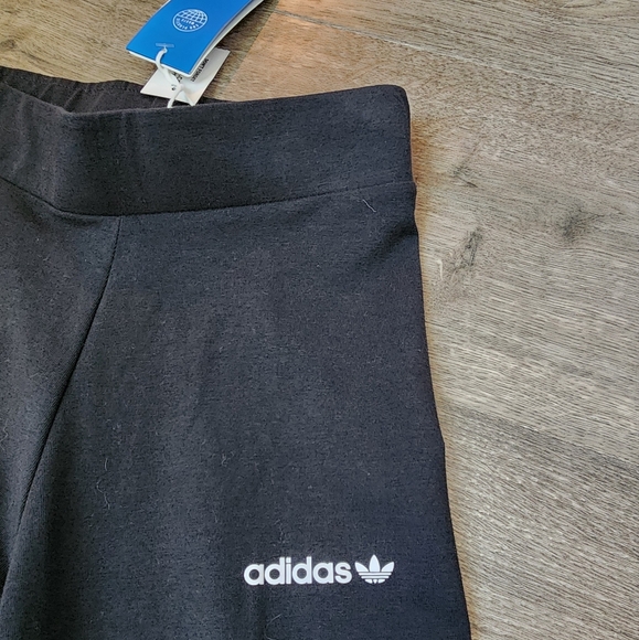 NWT! Adidas Originals Shattered Trefoil Women's Black Tights leggings XS - Picture 6 of 6
